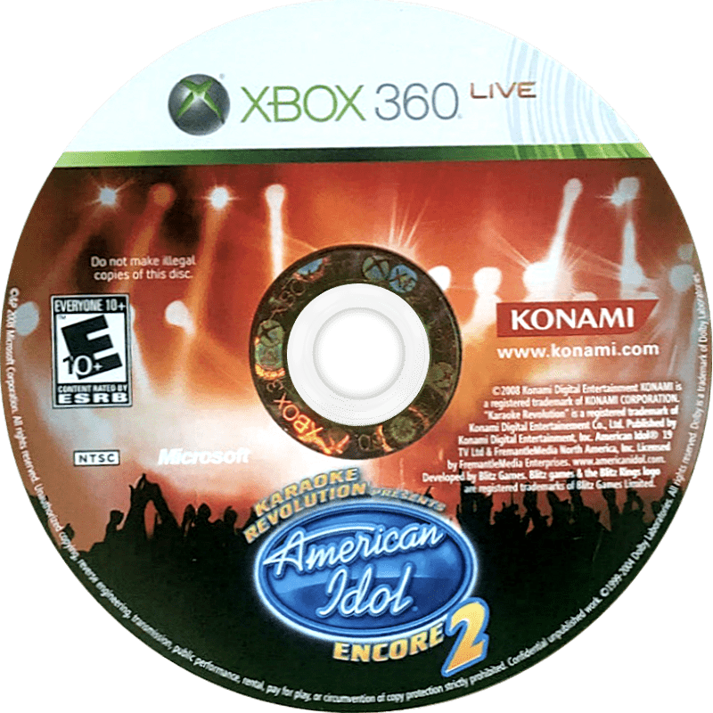 Karaoke Revolution Presents American Idol Encore 2 media 2 for Xbox 360